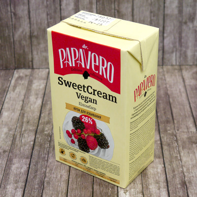 Крем для взбивания Papavero 26% 1л.