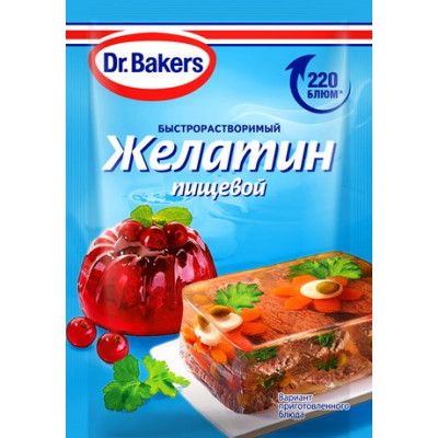 Желатин быстрорастворимый 10г