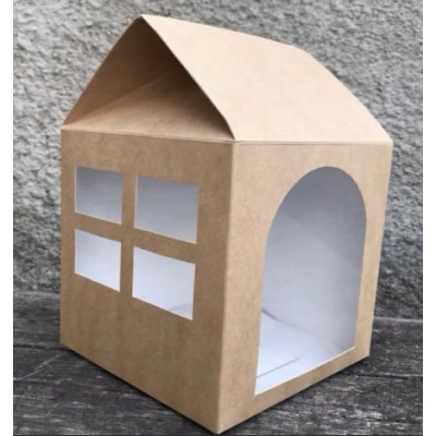 Коробка под пряничный домик 15*15*16 см Крафт