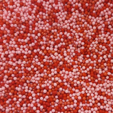 Посыпка шарики Коралл/красные 2 мм 50 гр