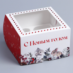 Короб карт. под 4 кап. Акварель