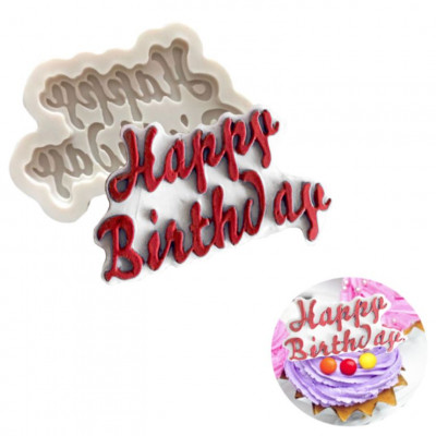 Молд Happy Birthday