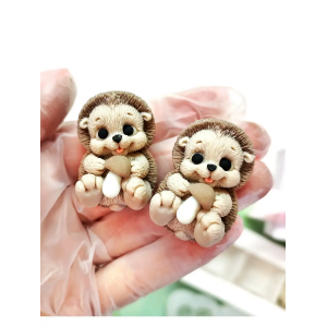 Молд Ежик мини 2Д 2 шт 4,1*2,8 см